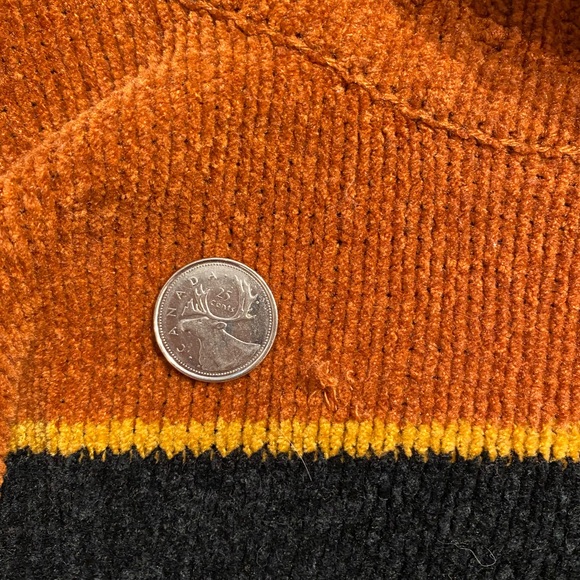 Vintage Grandpa Knit Sweater Autumn Colours - Picture 4 of 6